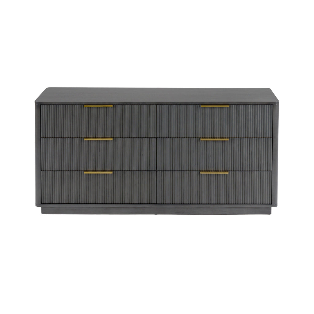 Nova Domus Santa Monica Modern Grey Wash Dresser Model VGMA-BR-144-DRS-GRY