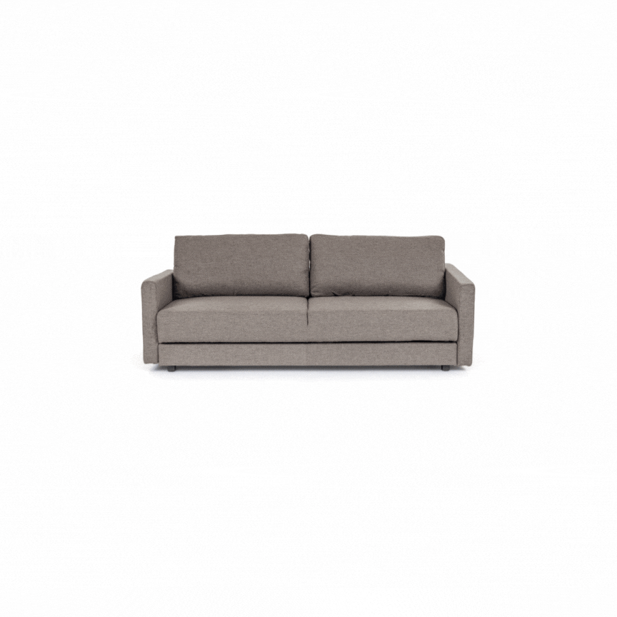 Divani Casa Fredonia Modern Grey Fabric Sofa Bed Model VGMB-1901-GRY