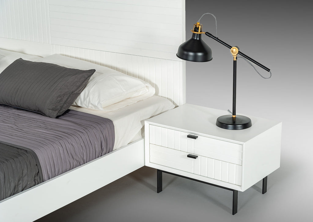 Nova Domus Valencia Contemporary White Bedroom Set Model VGMABR-76-SET