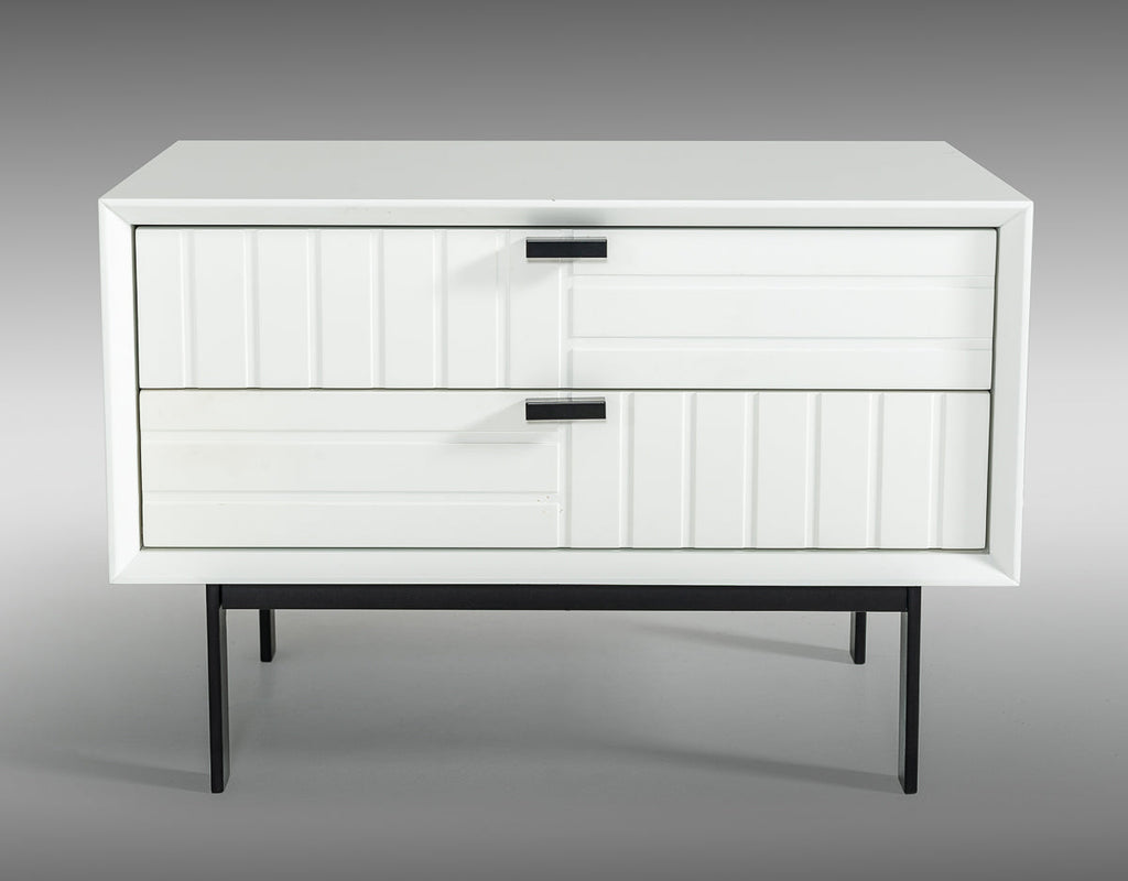 Nova Domus Valencia Contemporary White Bedroom Set Model VGMABR-76-SET