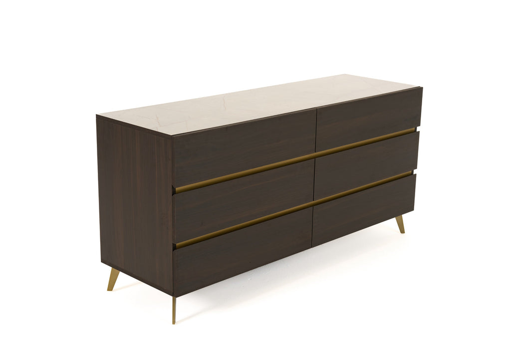 Nova Domus Velondra Modern Eucalypto & Marble Dresser Model VGACVELONDRA-DRS