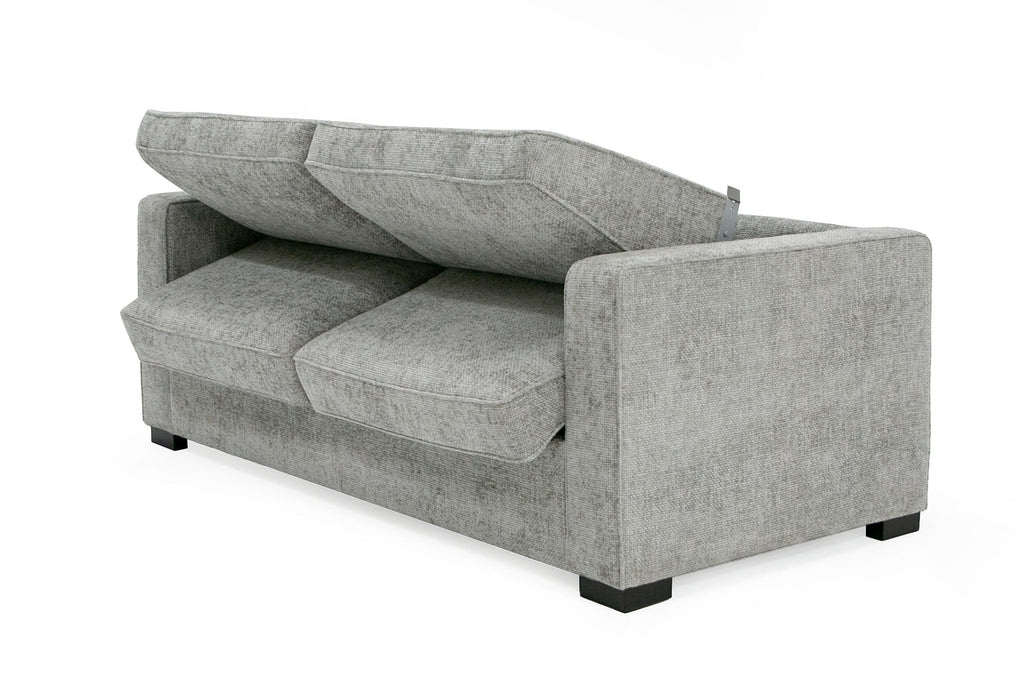 Divani Casa Vlad Modern Grey Fabric Sofa Bed Model VGSX-9828-SFBD-SLATE