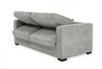 Divani Casa Vlad Modern Grey Fabric Sofa Bed Model VGSX-9828-SFBD-SLATE